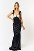 SLVLESS SATIN MAXI DRESS
